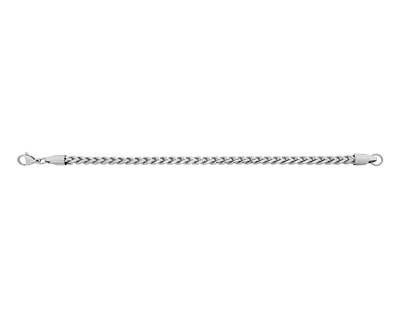 Foto 1 | Pulsera de Acero Inoxidable Joyas Plafer 1411p-p color Plateada Trenzada