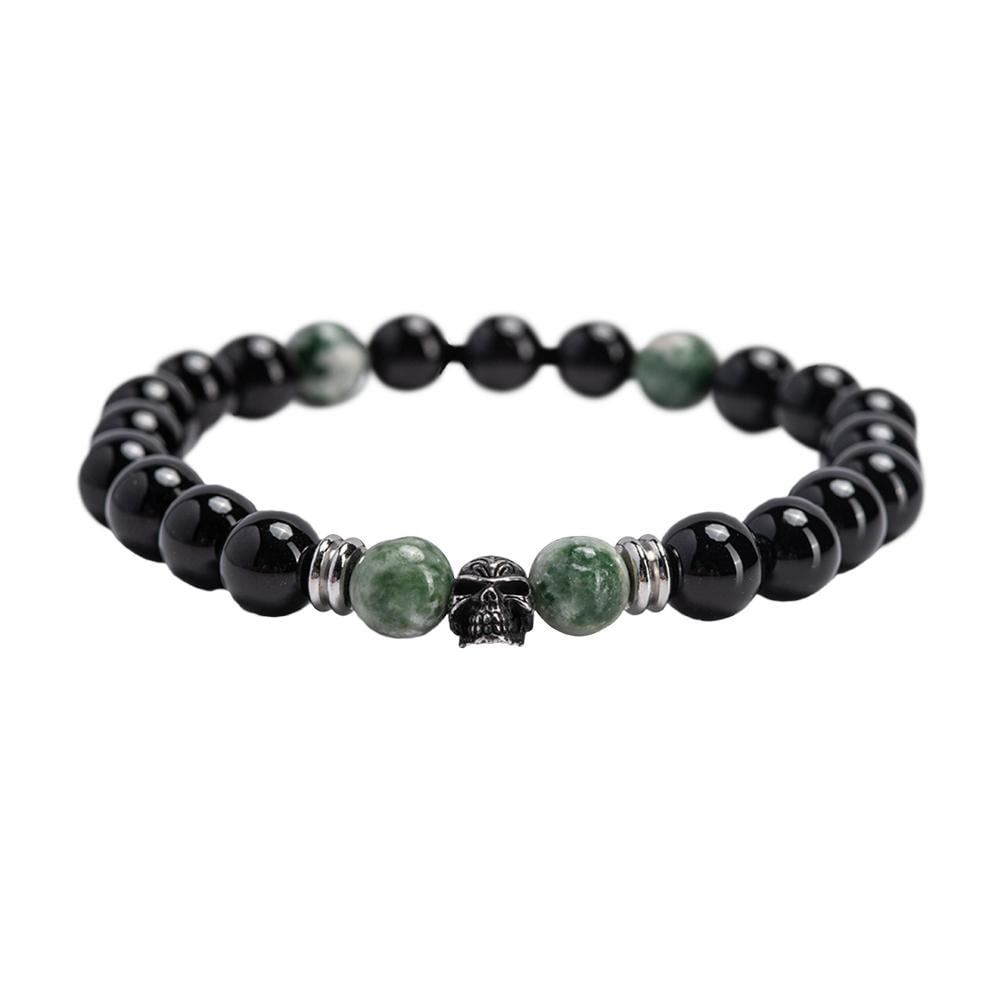 Pulsera Con Piedras Naturales Luckyly Modelo Remy $329