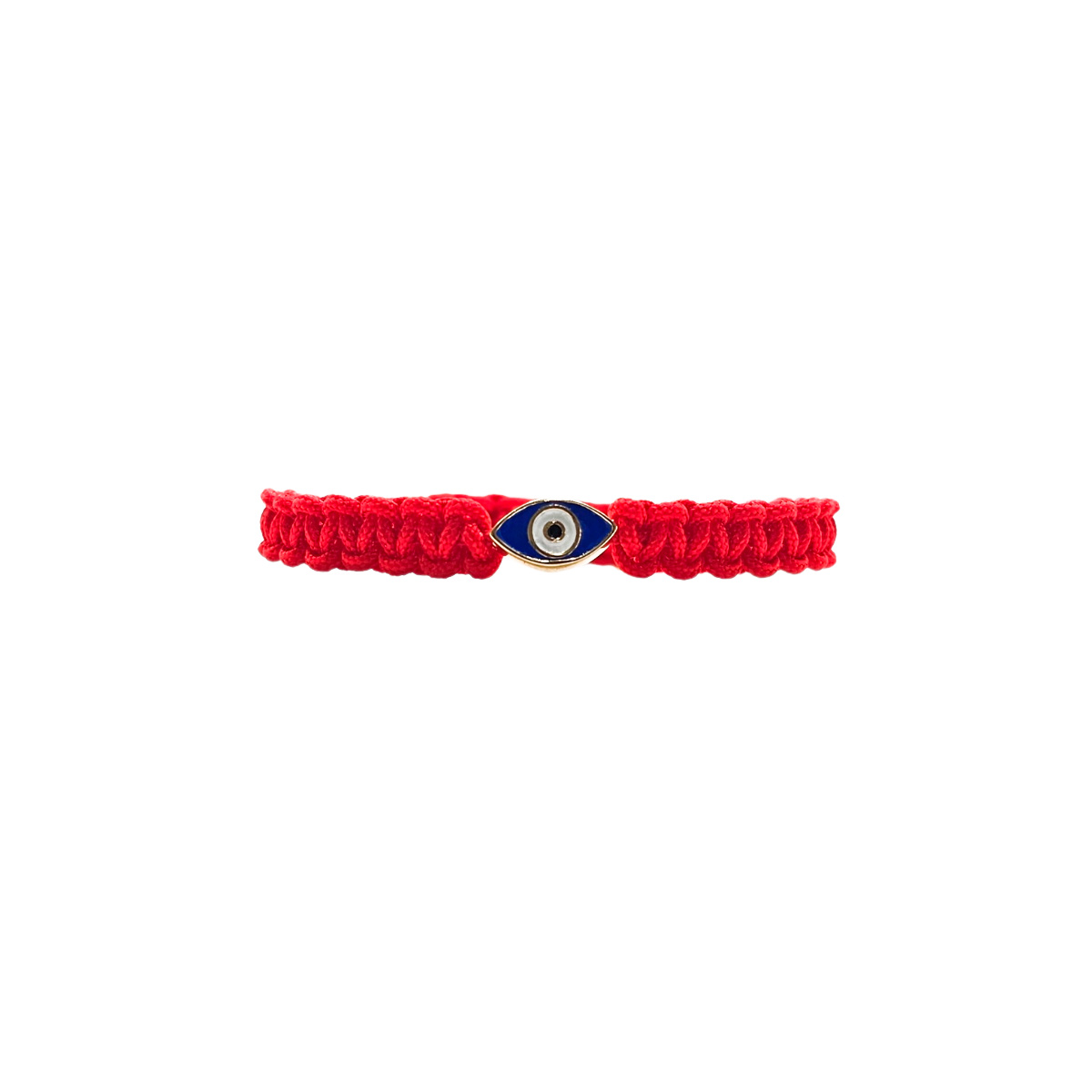 Foto 2 | Pulsera Ojo Turco Roja Plata .925 y Chapa de Oro 14k