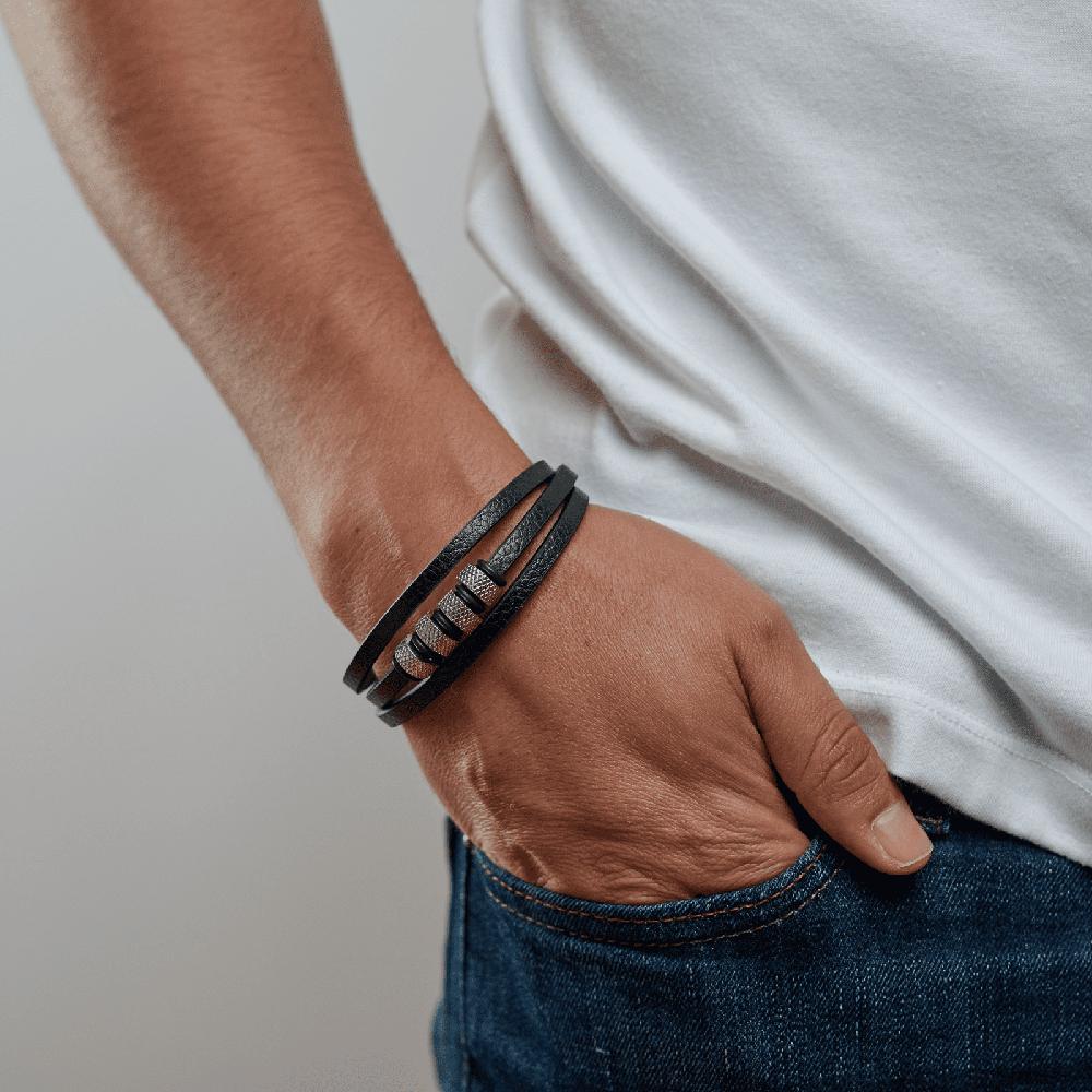 Foto 6 pulgar | Pulsera Luckman Max para Hombre