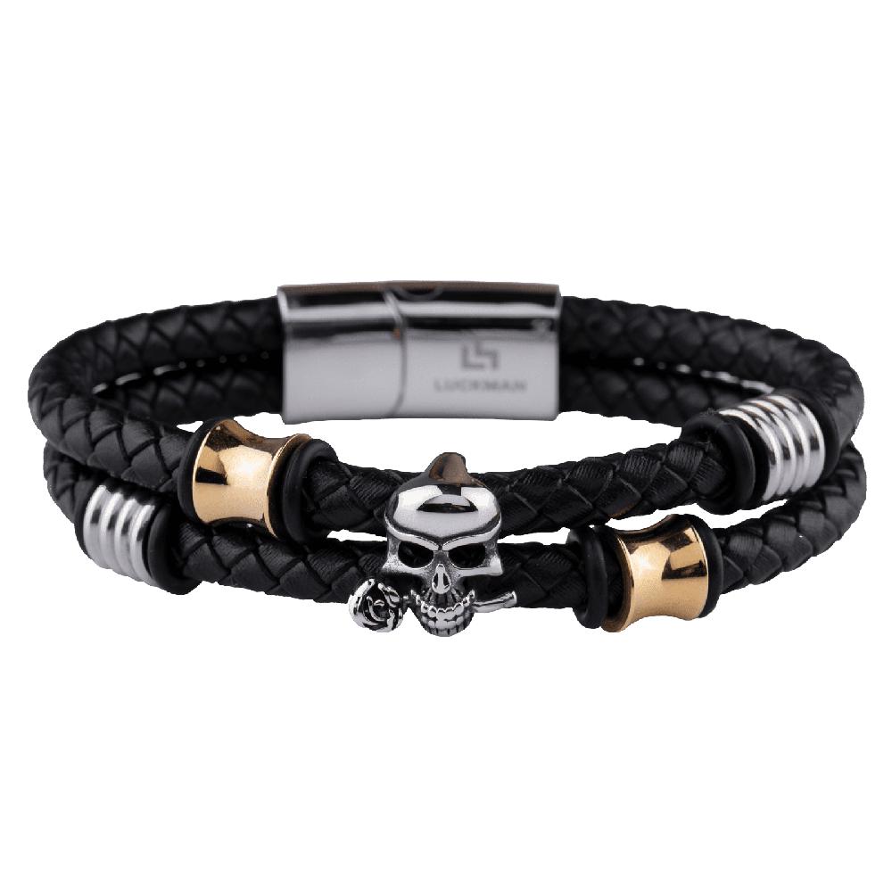 Pulsera de Calavera Luckman Mason para Hombre