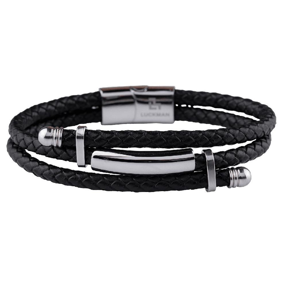 Brazalete Piel Vegana Luckman Modelo Ryan para Hombre