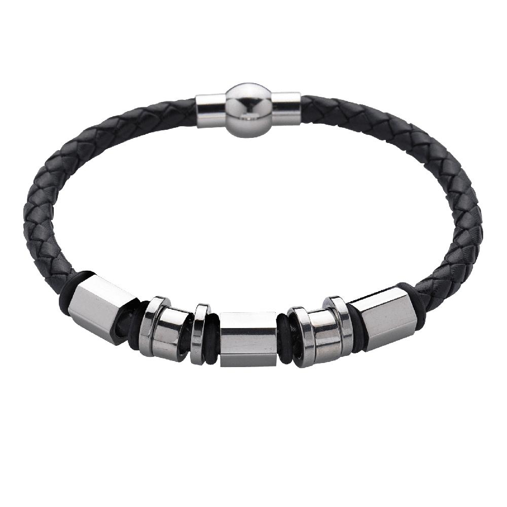 Brazalete Piel Vegana Luckman Modelo Ryder para Hombre