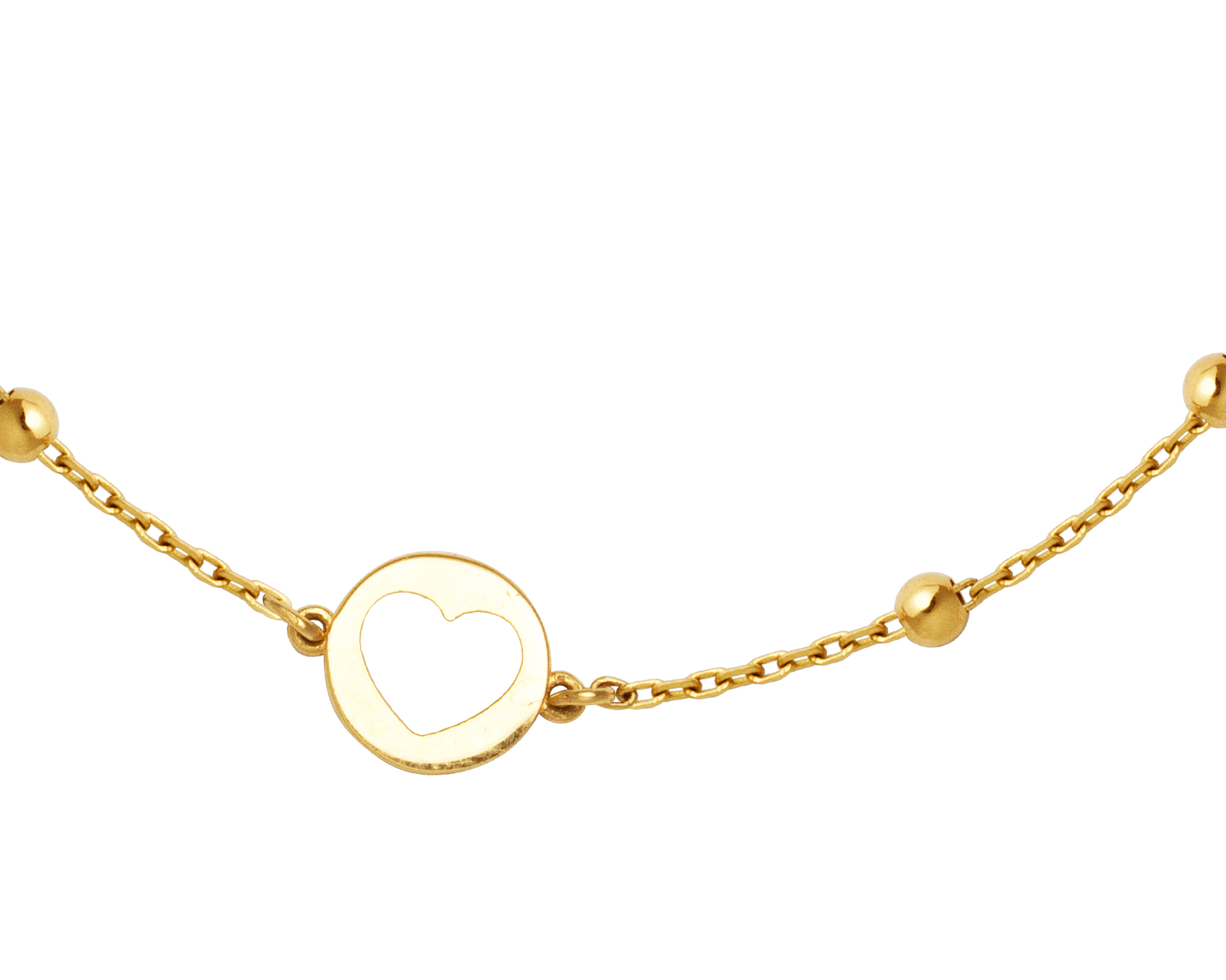 Foto 2 | Pulsera de Corazón Horoz Oro de 10k