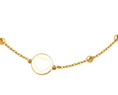Foto 2 | Pulsera de Corazón Horoz Oro de 10k