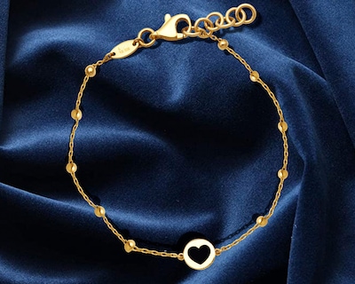 Foto 5 | Pulsera de Corazón Horoz Oro de 10k