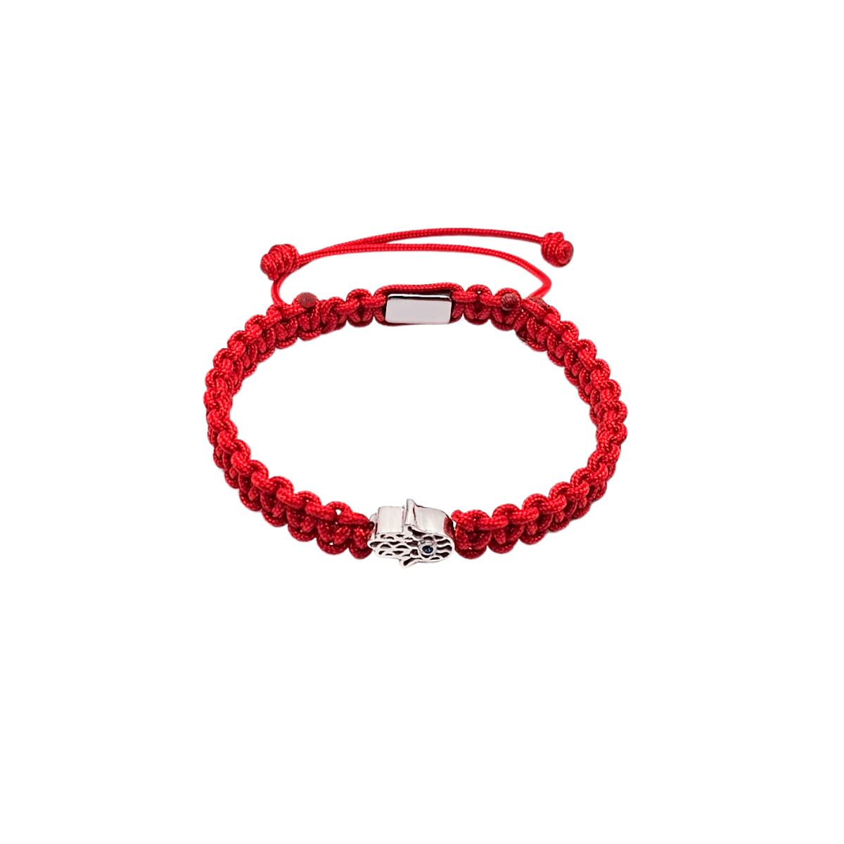 Foto 2 pulgar | Pulsera Crixus Joyería Roja Mano Fátima Hamsa para Hombre