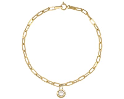 Foto 1 | Pulso Inglés Circulo Circonia 18cm Horoz Oro 10k Ci221