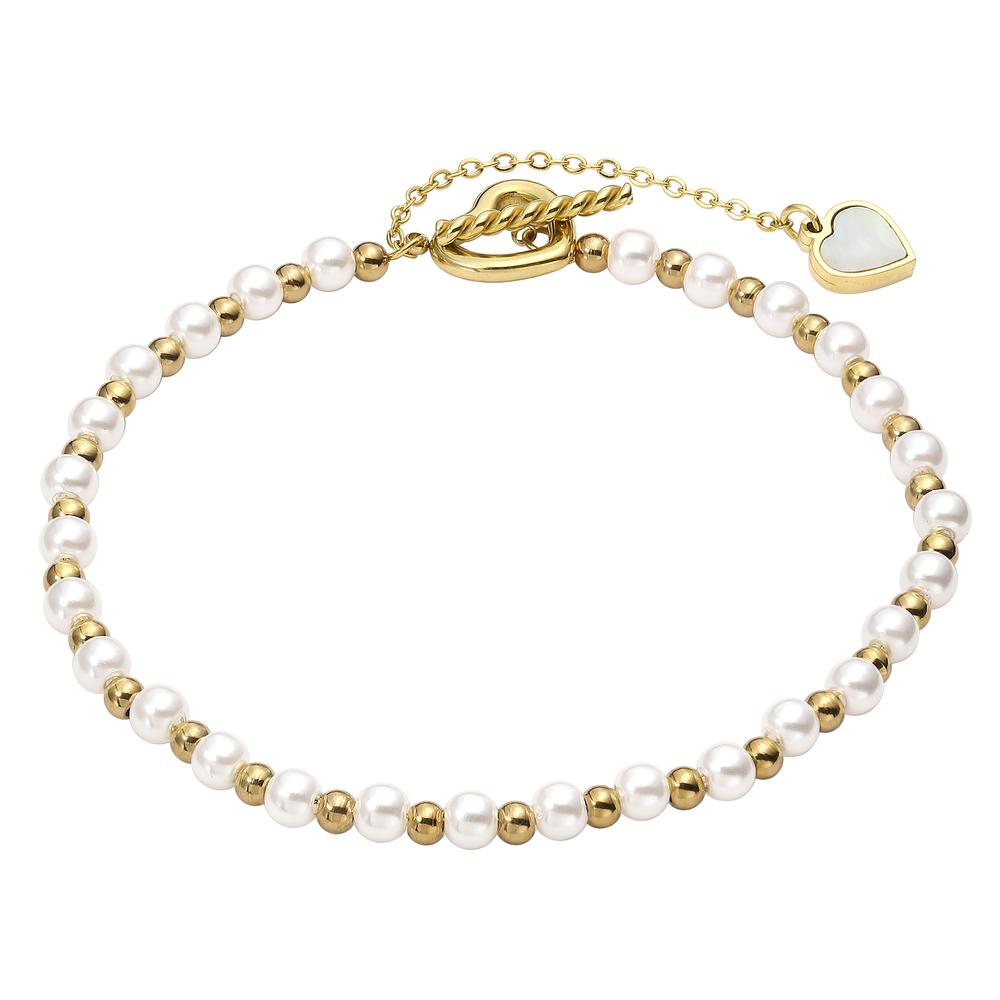 Pulsera De Acero Inoxidable Enso Para Dama Eice232123g Dorado $309