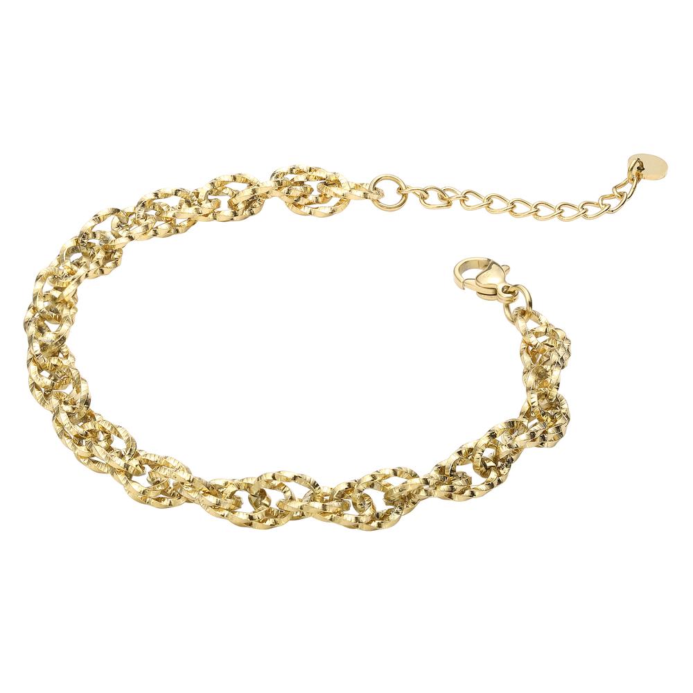 Pulsera De Acero Inoxidable Enso Para Dama Eice232107g Dorado