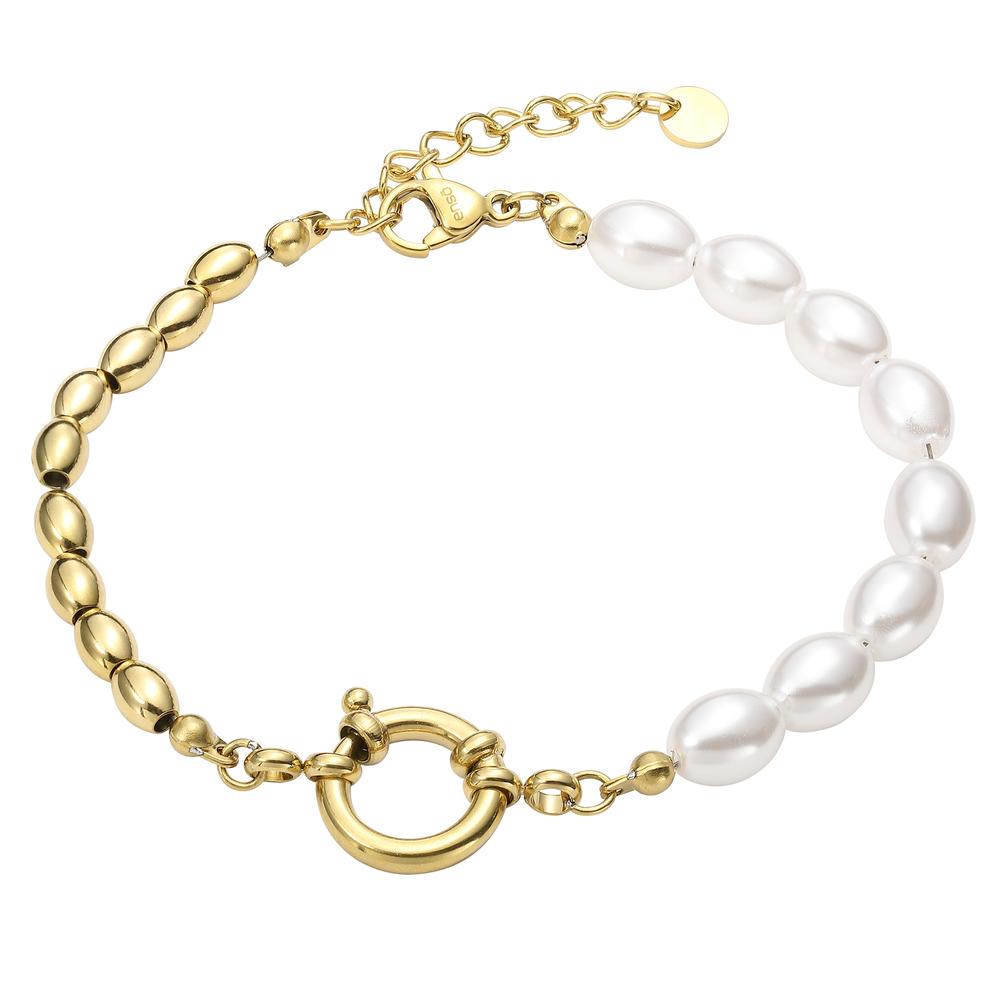 Pulsera De Acero Inoxidable Enso Para Dama Eicb232124g Dorado $349