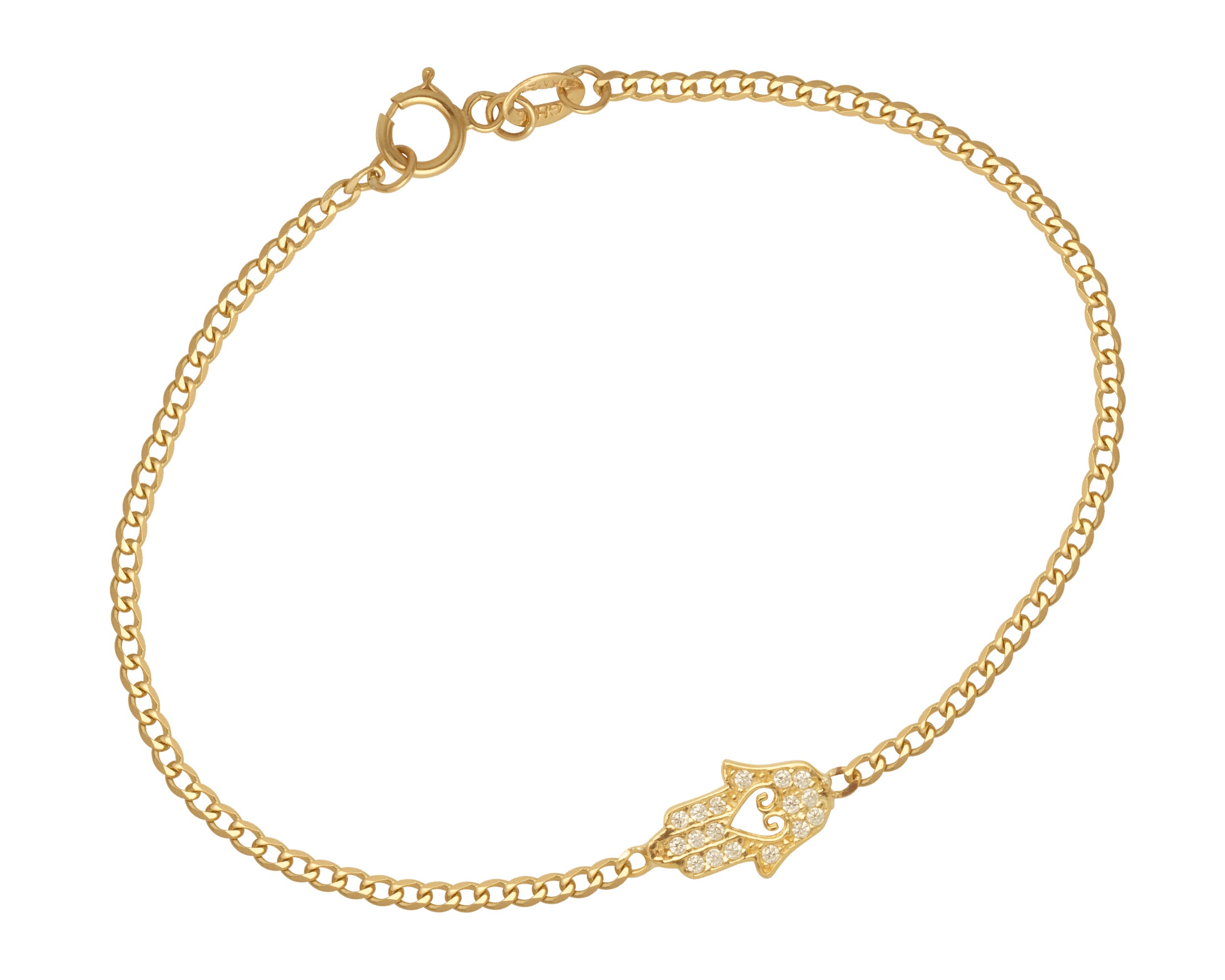 Pulsera Fátima Horoz 18cm 10k C899 $3,189