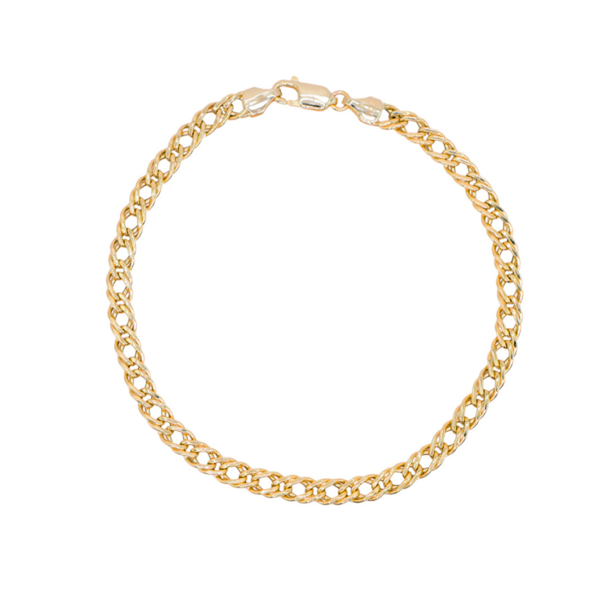 Foto 1 | Pulsera Oro 10k Crixus Joyería Eslabón Doble
