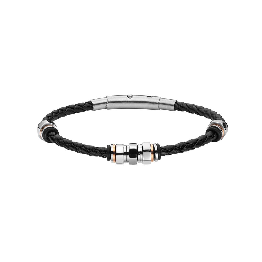 Foto 1 | Pulsera Enso Piel Genuina Para Hombre Emb149b Color Negro