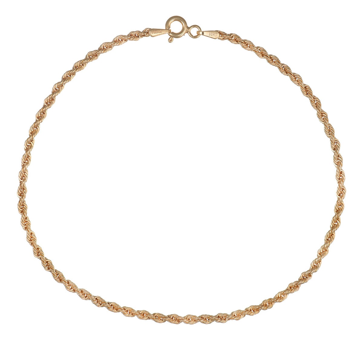 Pulso Torsal Hueco De Oro Italiano 14k, Calibre 2mm, 18 Cm $4,099