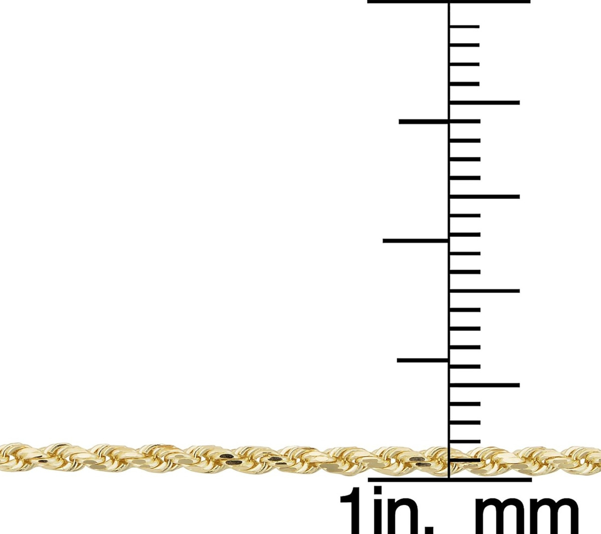 Foto 4 | Pulso Torsal Hueco De Oro Italiano 14k, Calibre 2mm, 18 Cm