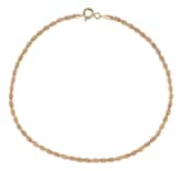 Pulso Torsal De Oro Italiano 10k, Calibre 2.5mm, 21.5 Cm