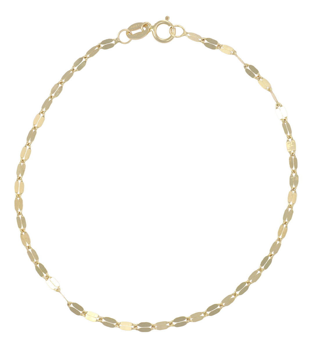 Pulsera de Oro de 10k de 18.5 cm
