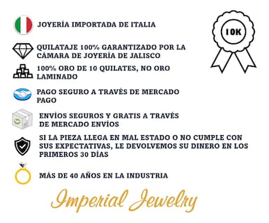 Foto 4 | Pulsera de Oro de 10k de 18.5 cm