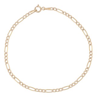 Foto 1 | Pulsera Italiana Figaro Pave 10 Quilates 18.5 Cm