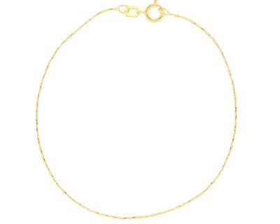 Foto 1 | Pulsera Tejido Twist 18cm Horoz 10k Ci270