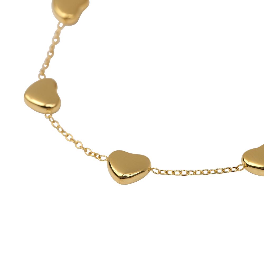 Foto 2 | Pulsera Mujer Acero Inoxidable Corazón Regalos Novia Luckyly Betsy Oro