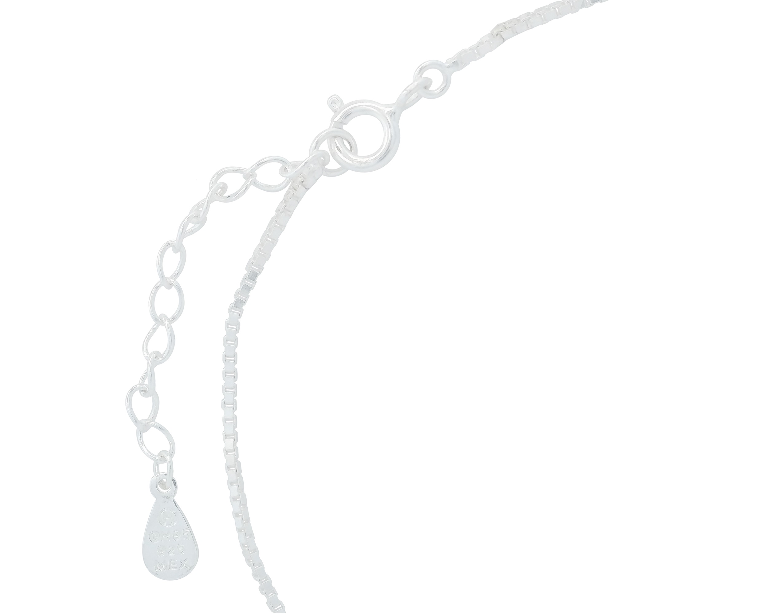Foto 4 pulgar | Pulsera Cruz Circonias 18cm Horoz Plata .925 Cp605