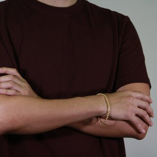 Foto 2 | Pulso Torzal Crixus Joyería Oro 10k