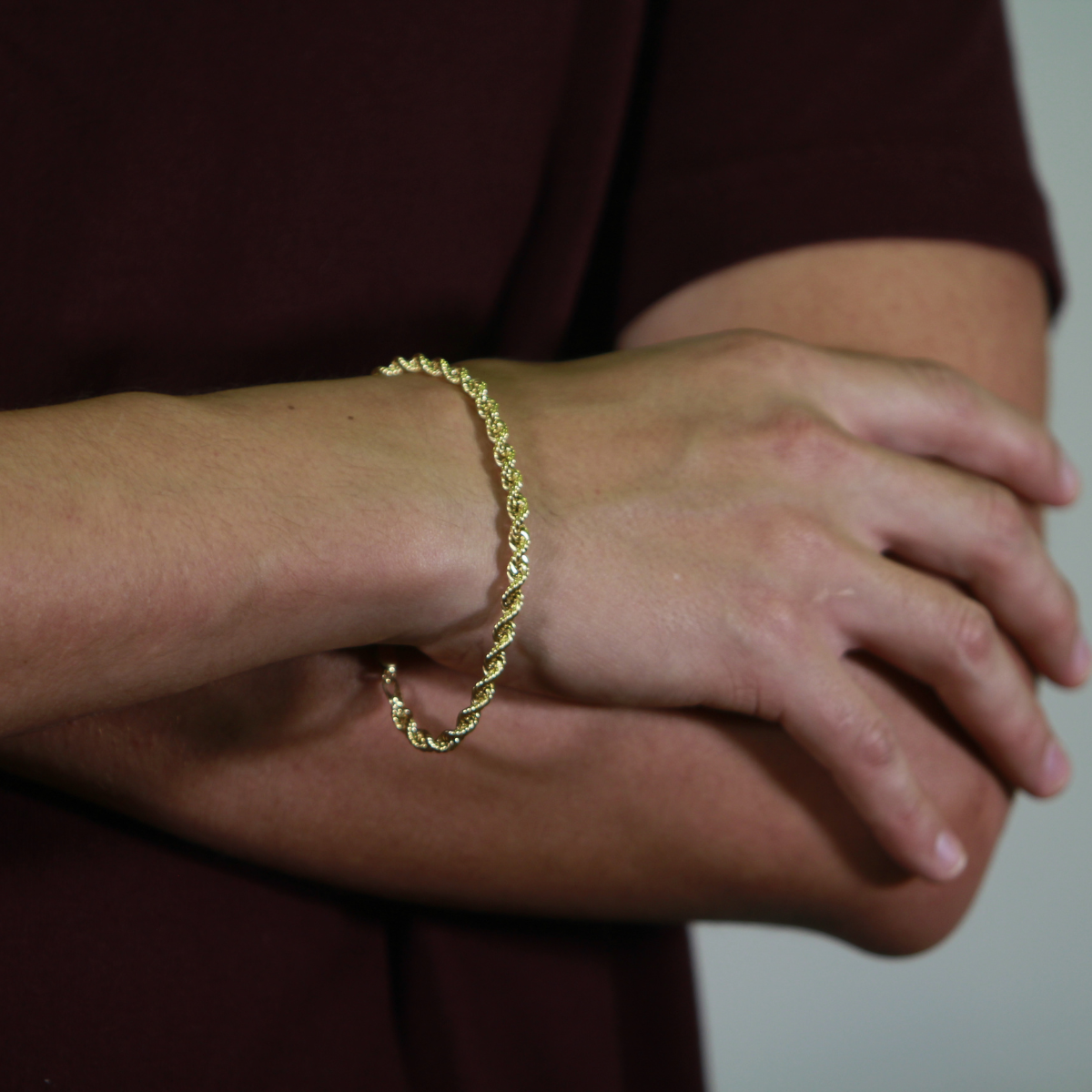 Foto 4 pulgar | Pulso Torzal Crixus Joyería Oro 10k