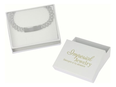 Foto 3 | Esclava Turca De Plata 925 Barbada Con Zirconia De 19.5 Cm
