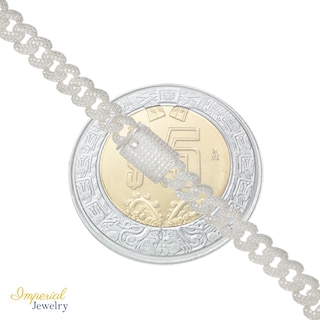Foto 4 | Esclava Turca De Plata 925 Barbada Con Zirconia De 19.5 Cm