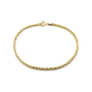 Foto 1 | Pulso Torzal 2 Mm 21 Cm Oro Sólido 14k