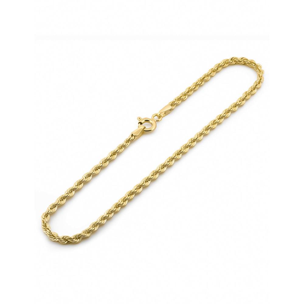 Foto 1 | Pulso Torzal 2 Mm 18.5 Cm Oro Sólido 14k