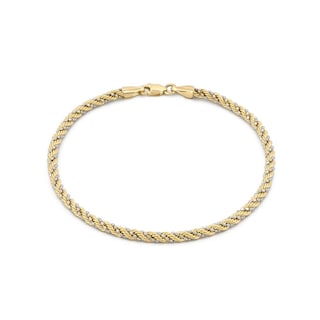 Foto 1 | Pulso Torzal Puntos 2 Mm 2 Oros Sólido 14k