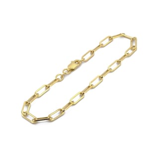 Foto 2 | Pulsera Clip 3 Mm Oro Solido 14k