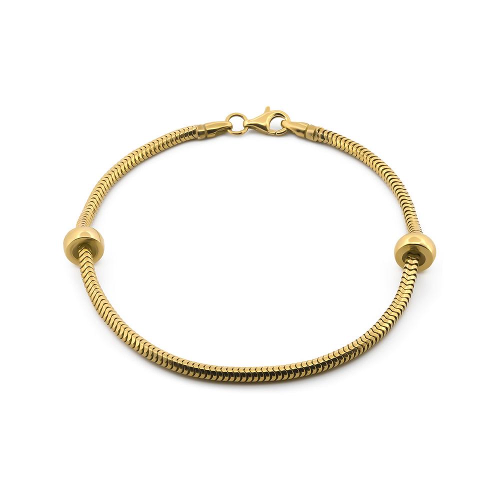 Foto 1 | Pulsera Pulso Base 20 Cm Oro Sólido 14k