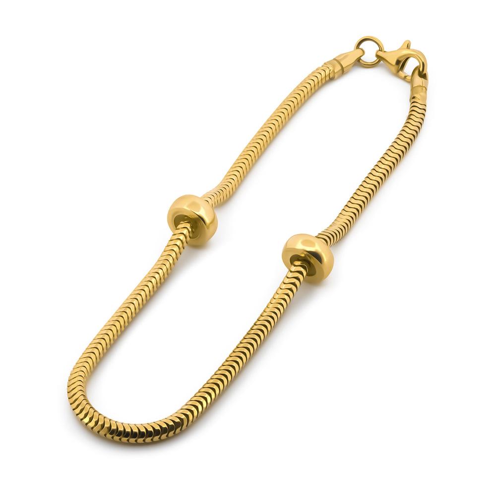 Foto 2 | Pulsera Pulso Base 20 Cm Oro Sólido 14k