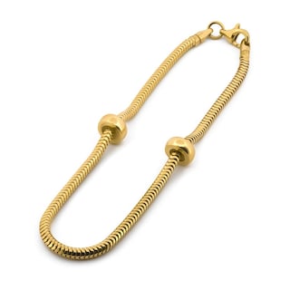 Foto 2 | Pulsera Pulso Base 20 Cm Oro Sólido 14k