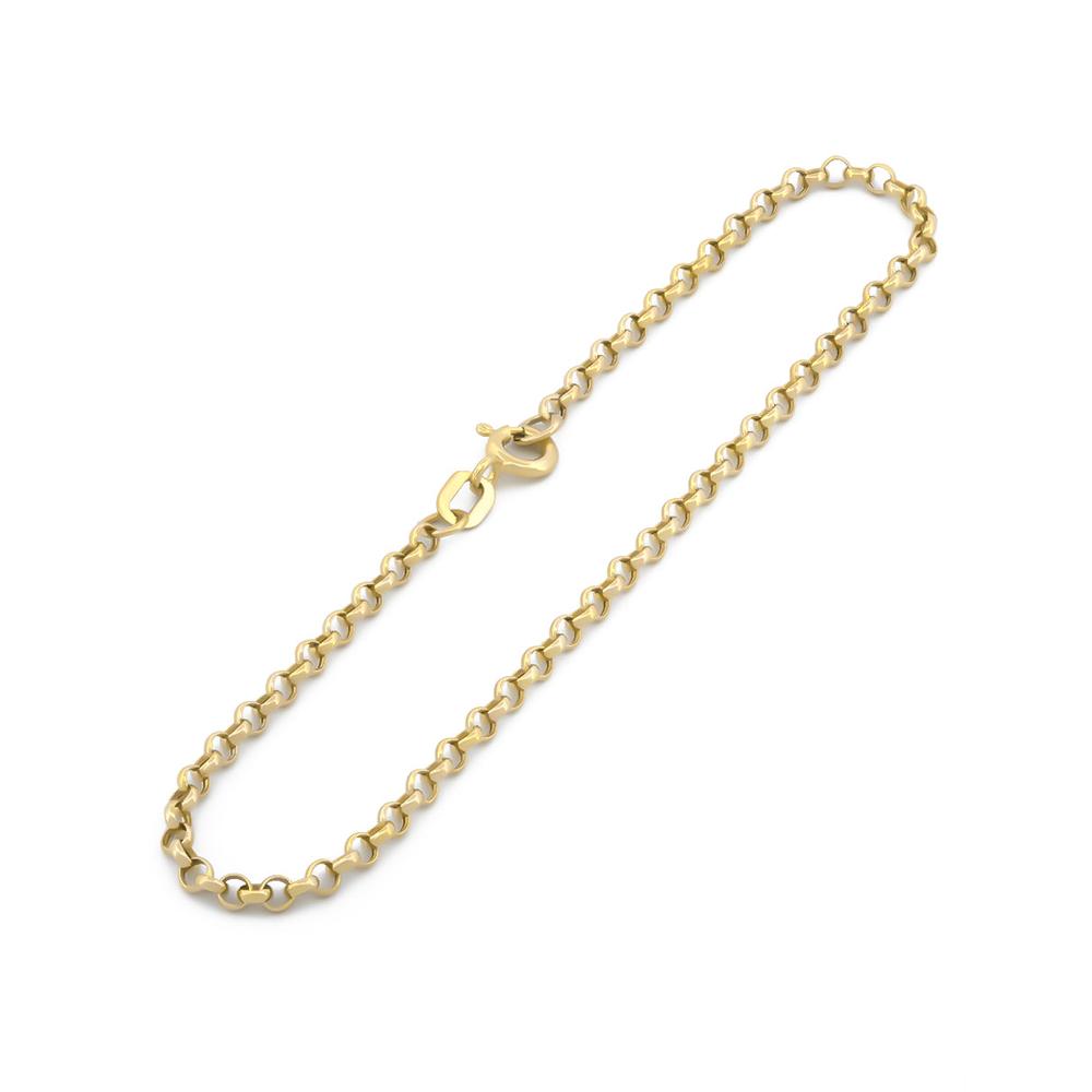 Foto 2 | Pulsera Rolo 18 Cm 2 Mm Oro Solido 10k