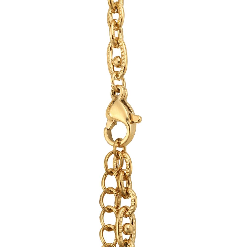 Foto 4 pulgar | Pulsera Enso Ic Para Mujer Eic252494g Dorado