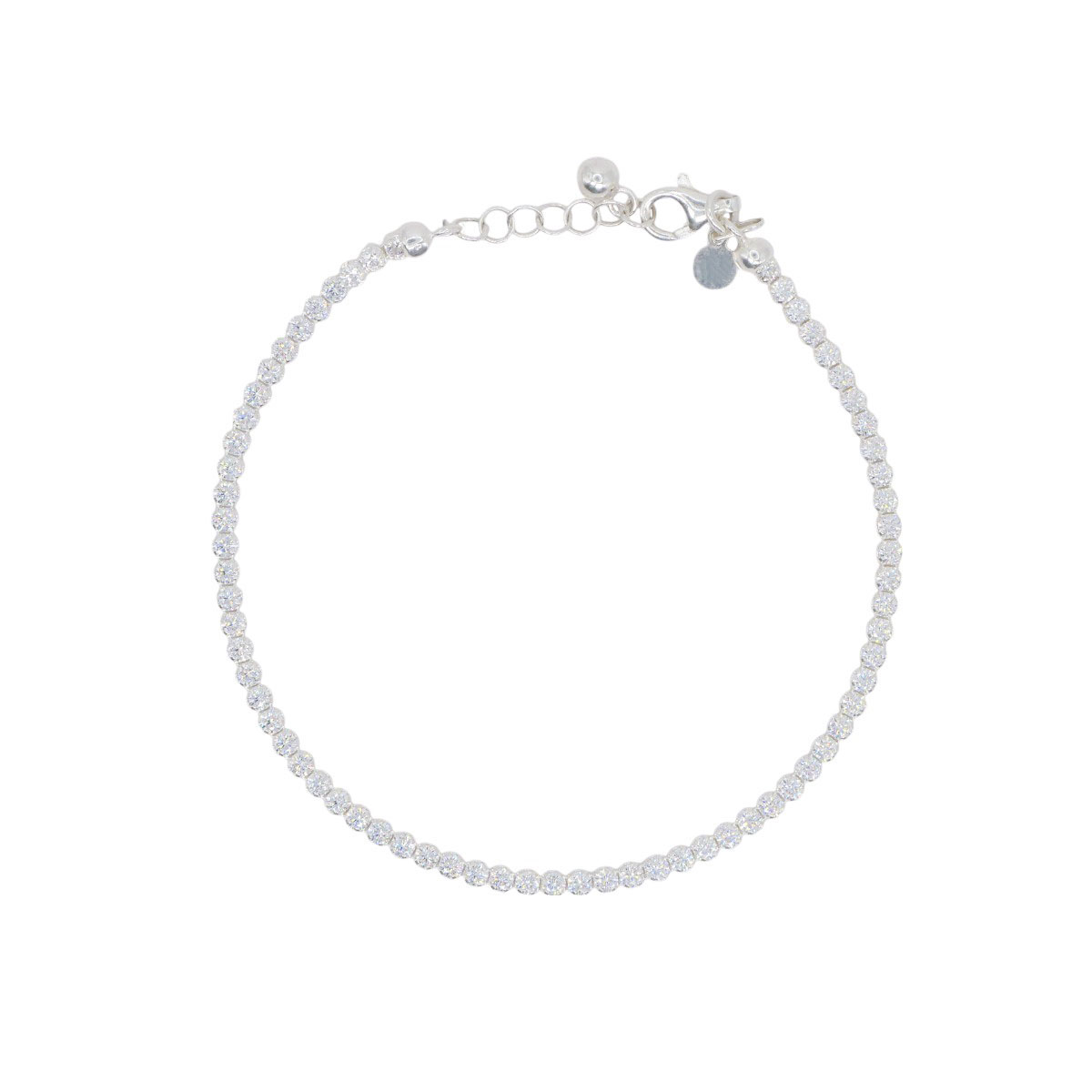 Pulsera Tenis Plata .925 Crixus Joyería