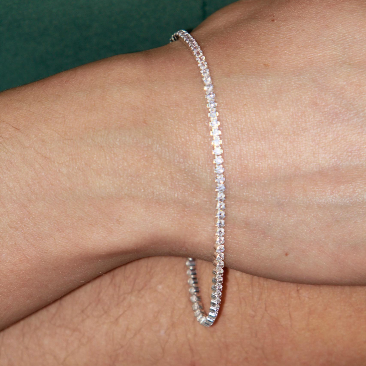 Foto 5 pulgar | Pulsera Tenis Plata .925 Crixus Joyería