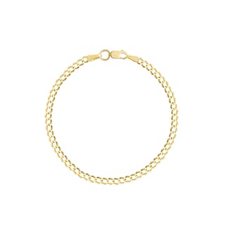 Foto 1 | Esclava Barbada 4mm 10k Oro