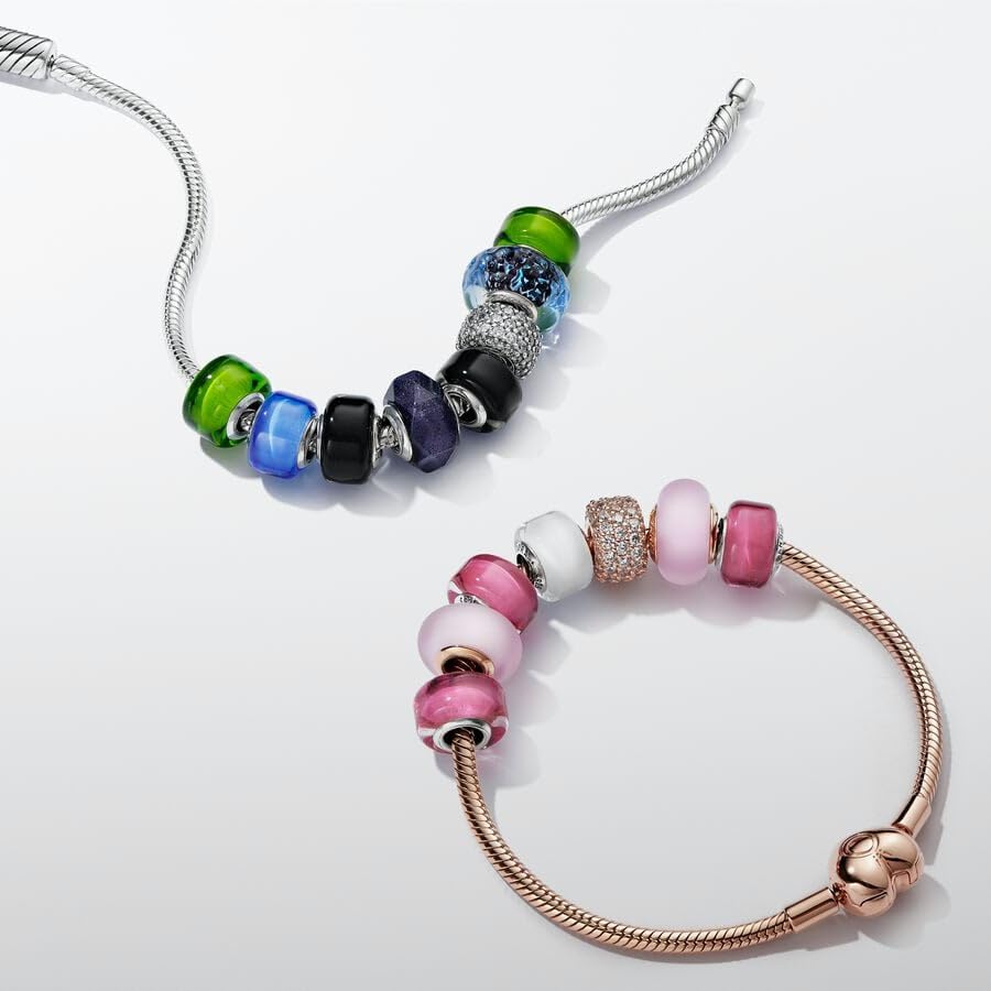 Foto 4 pulgar | Pulsera Pandora Con Cierre De Corazón Y Cadena Con Forma De Serpiente Pandora Rose - Venta Internacional.