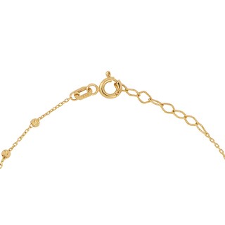 Foto 3 | Pulsera Zekie 7081 Oro 10k Amarillo 18 Cms Ojo Turco Y Bolitas