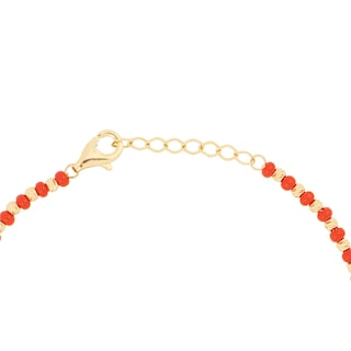 Foto 3 | Pulsera Zekie 7094 Oro 14k Amarillo 18 Cms Bola Diamantada
