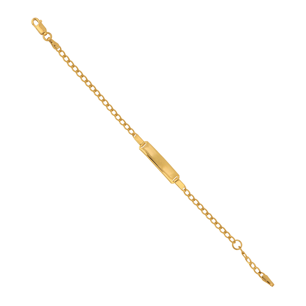 Esclava Zekie 7062 Oro 14k Amarillo 14 Cms