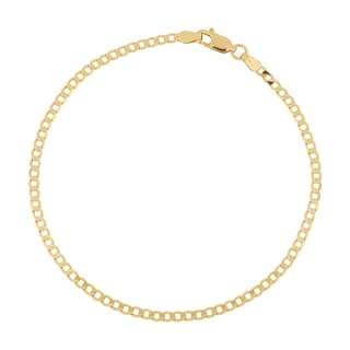 Foto 1 | Pulsera Zekie 7082 Oro 10k Amarillo 21 Cms Barbada