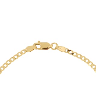Foto 3 | Pulsera Zekie 7082 Oro 10k Amarillo 21 Cms Barbada