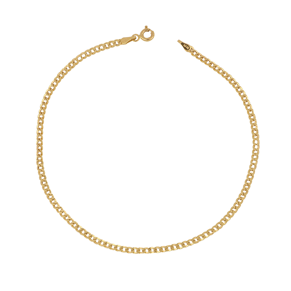 Foto 2 pulgar | Pulsera Zekie 7173 Oro 14k Amarillo 23 Cms